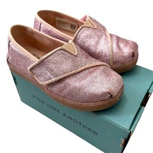 Classic Ballet Pink Glitter Espadrille
